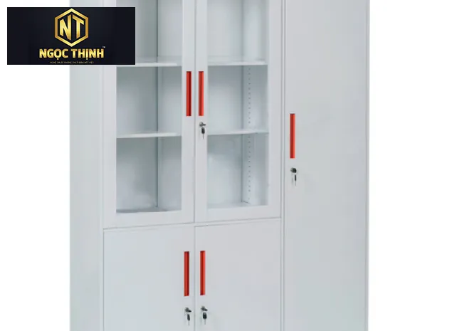 Tủ hồ sơ thép sơn tĩnh điện màu trắng TU09K5D Tủ hồ sơ thép sơn tĩnh điện màu trắng TU09K5D